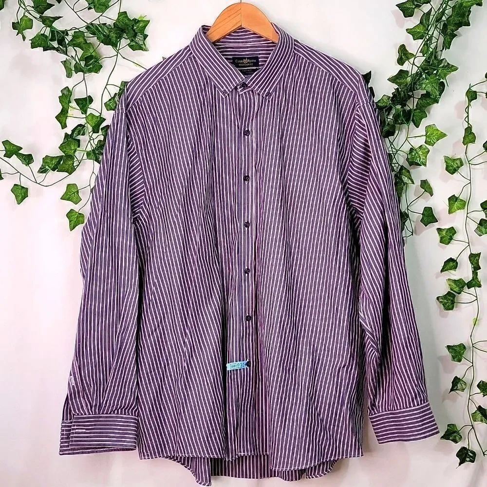Club Room. Regular Fit. Men's Dress Shirt. Size Neck 18.5. EUC